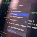 Representación de un ciberataque de inteligencia artificial a servidores